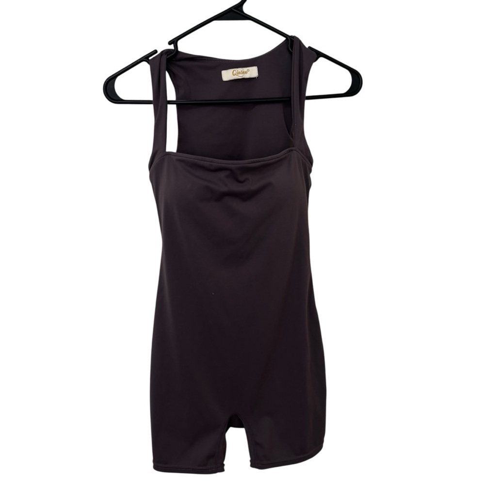 Qinsen purple Romper jumpsuit size 4